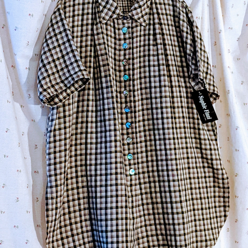 Sophie Finzi New York Cotton O/S button shirt